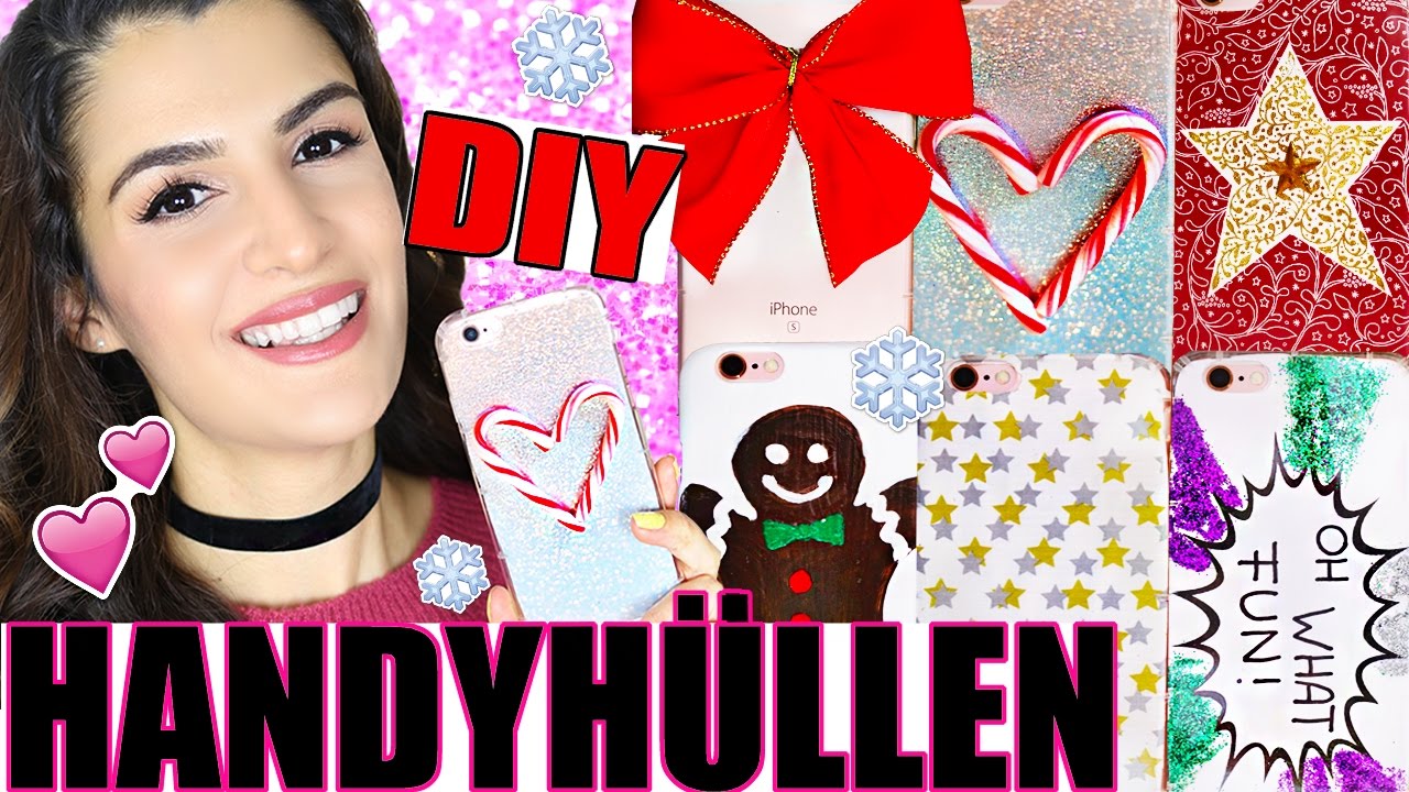 6 DIY HANDYHÜLLEN ❄️ WINTER PHONE CASE SELBER MACHEN 💖 EINFACHE IDEEN & HACKS | KINDOFROSY