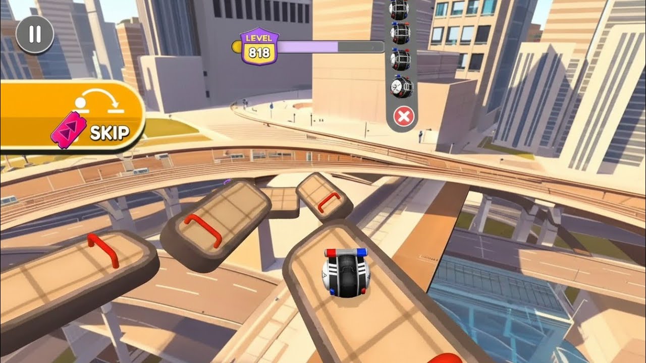 Going Balls Level 818 &ndash; 99% Players Fail This! (Satisfying Gameplay No Commentary)