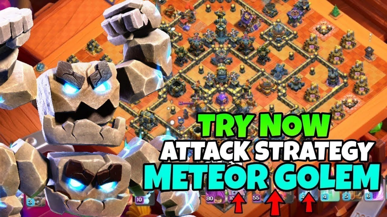 Meteor Golem TH18 CWL Attack Strategy | Clash of Clans Th18 CWL Attack Strategy