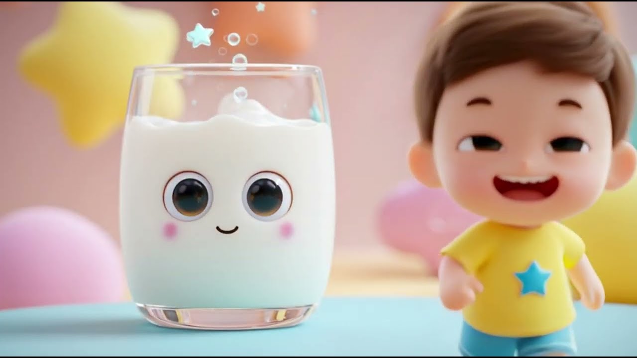 Milk Make Me Strong 🥛| Nursery Rhymes for Babies | LittleWhiz