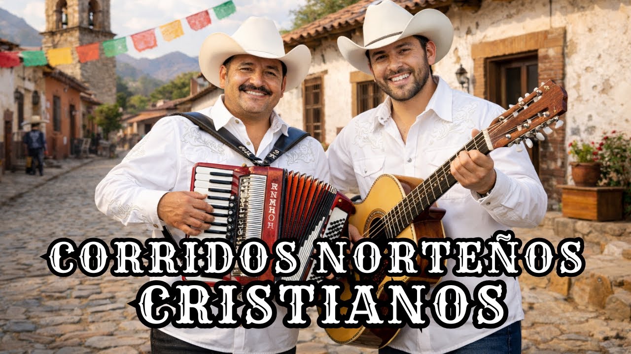CORRIDOS CRISTIANOS NORTEÑOS,  ACORDEÓN EN ALABANZA GÓSPEL BÍBLICA EN REGIONAL MEXICANO
