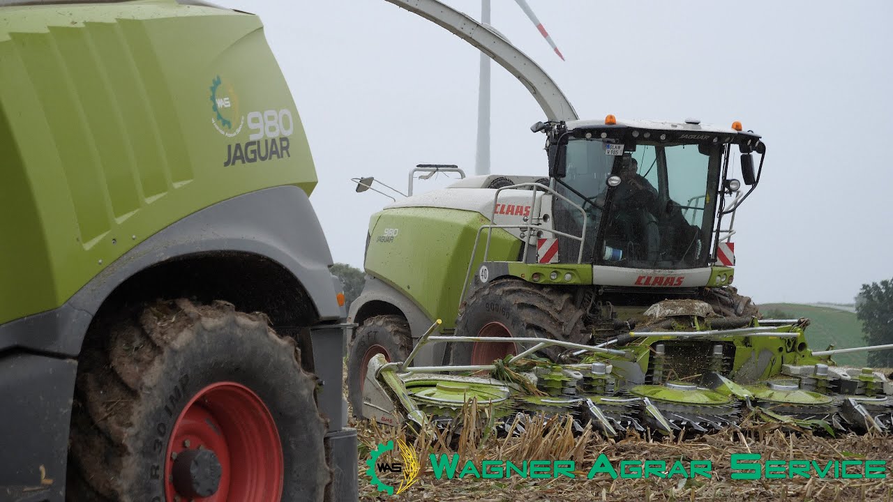 MAISERNTE mit 2 Claas Jaguar 980 - Wagner Agrarservice im Einsatz | Claas Xerion | Fendt | 4K