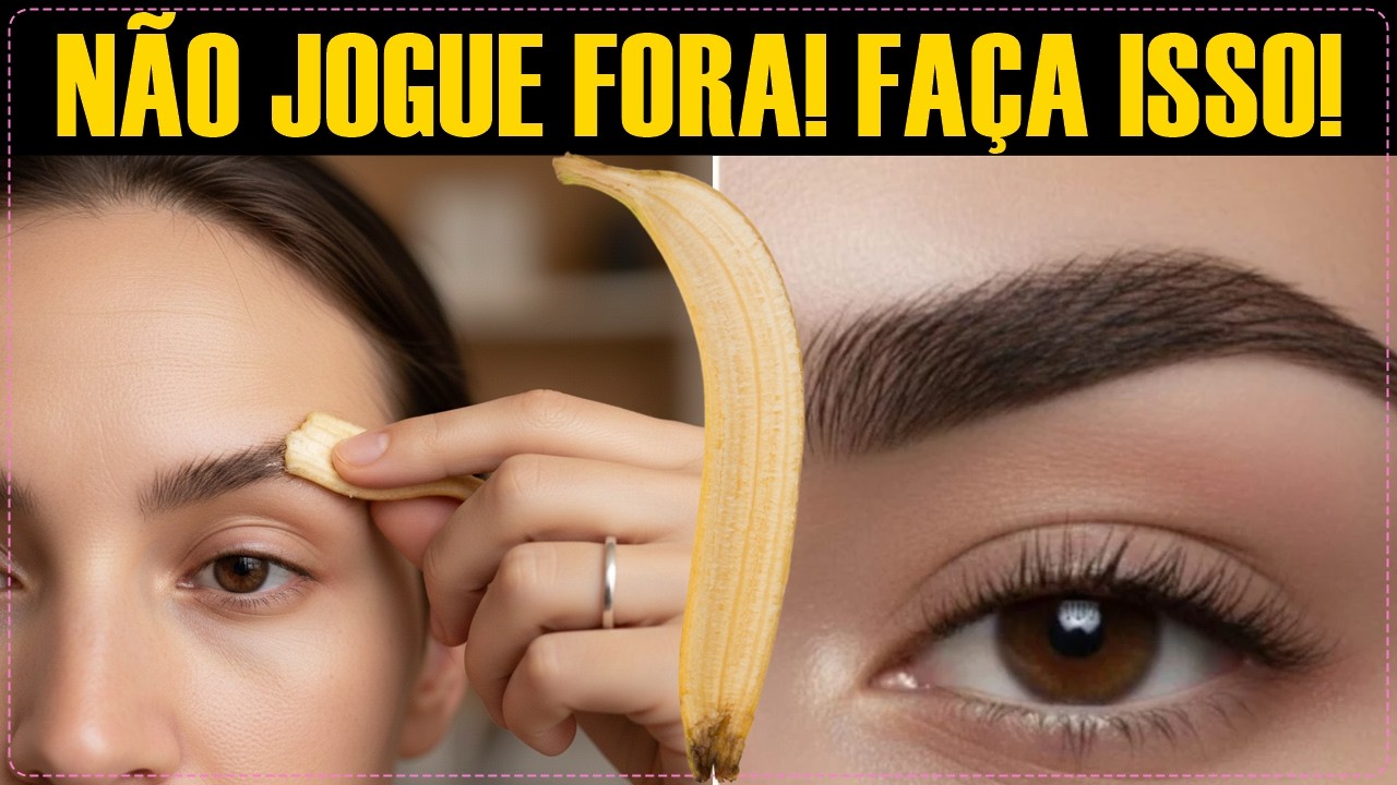 Não JOGUE FORA! Sua SOBRANCELHA vai FICAR LINDA e PREENCHIDA com essa dica!