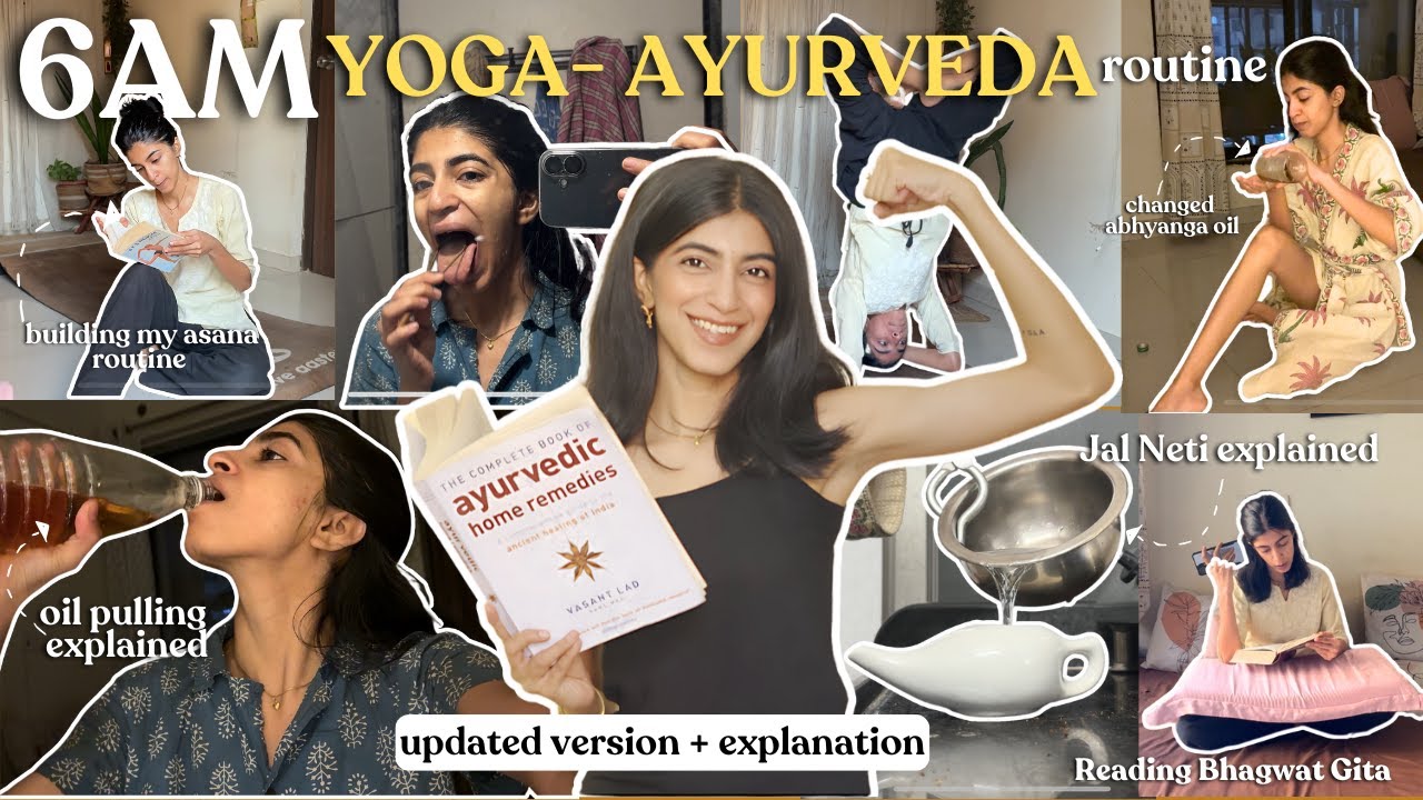 Updated 6 AM Morning Routine + Explanation | Ayurvedic & Yogic | Radhika Jagtap ✨❤️