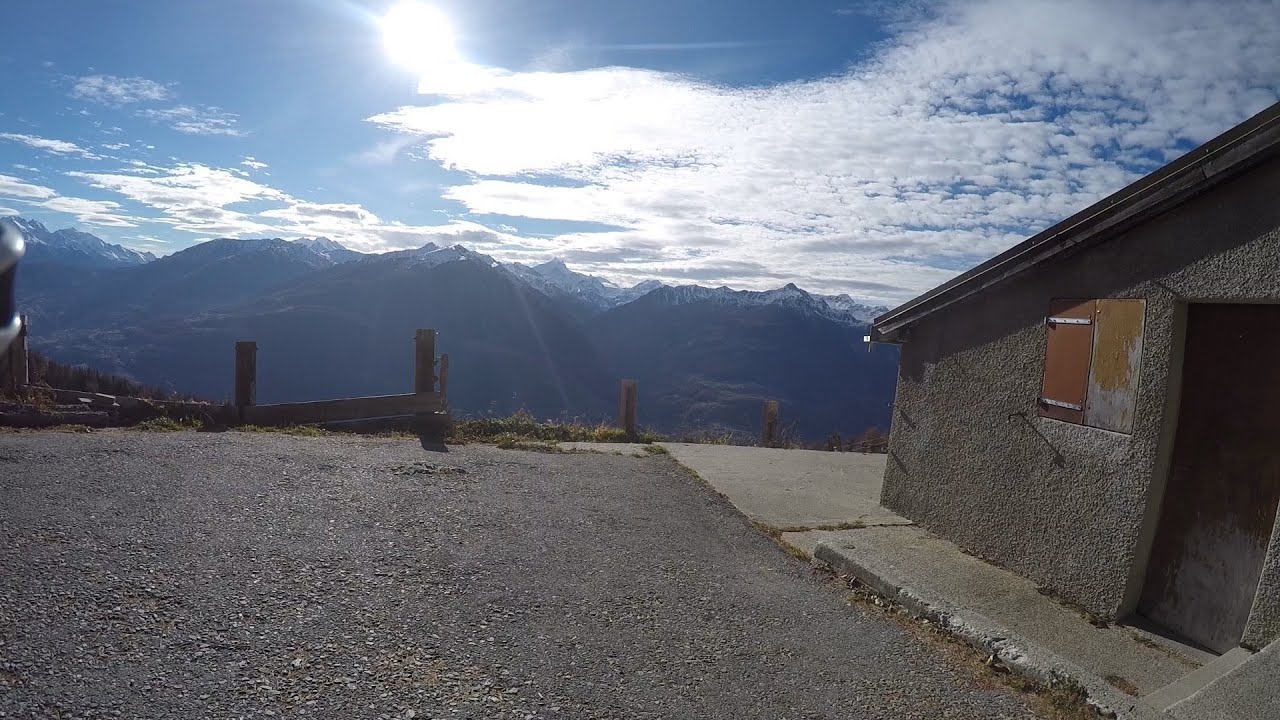 Sur les hauteurs de Guttet-Feschel &agrave; vtt secteur 4