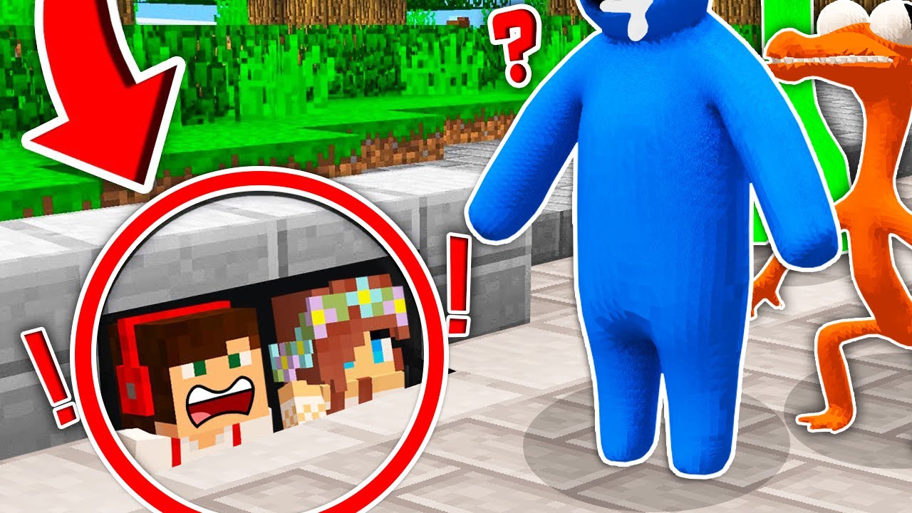 GPLAY SZPIEGUJE RAINBOW FRIENDS W TAJNEJ KRYJÓWCE W MINECRAFT?! GPLAY & LUMI
