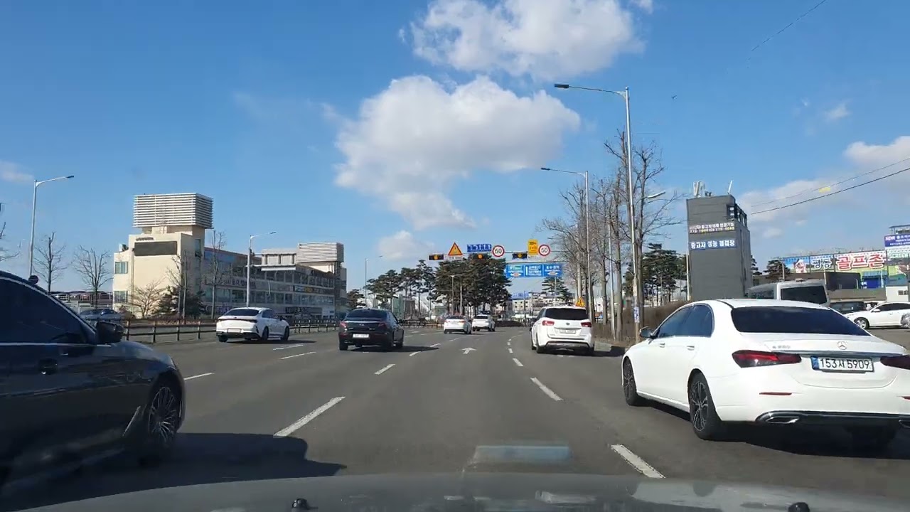 4K 수원 신영통 - 인천 시청 드라이브 영상
