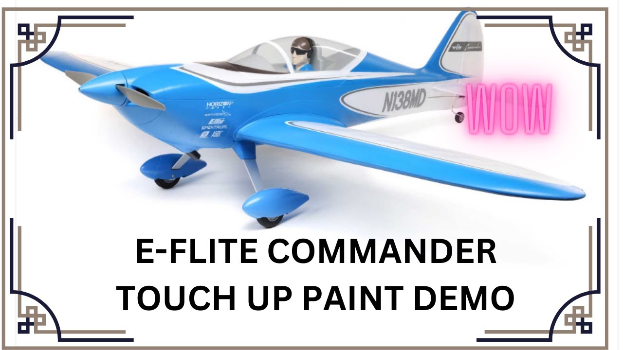 E-FLITE COMMANDER TOUCH UP PAINT YOU CAN BUY TAKE A LOOK MANY PLANES TO CHOOSE FROM . THIS IS COOL