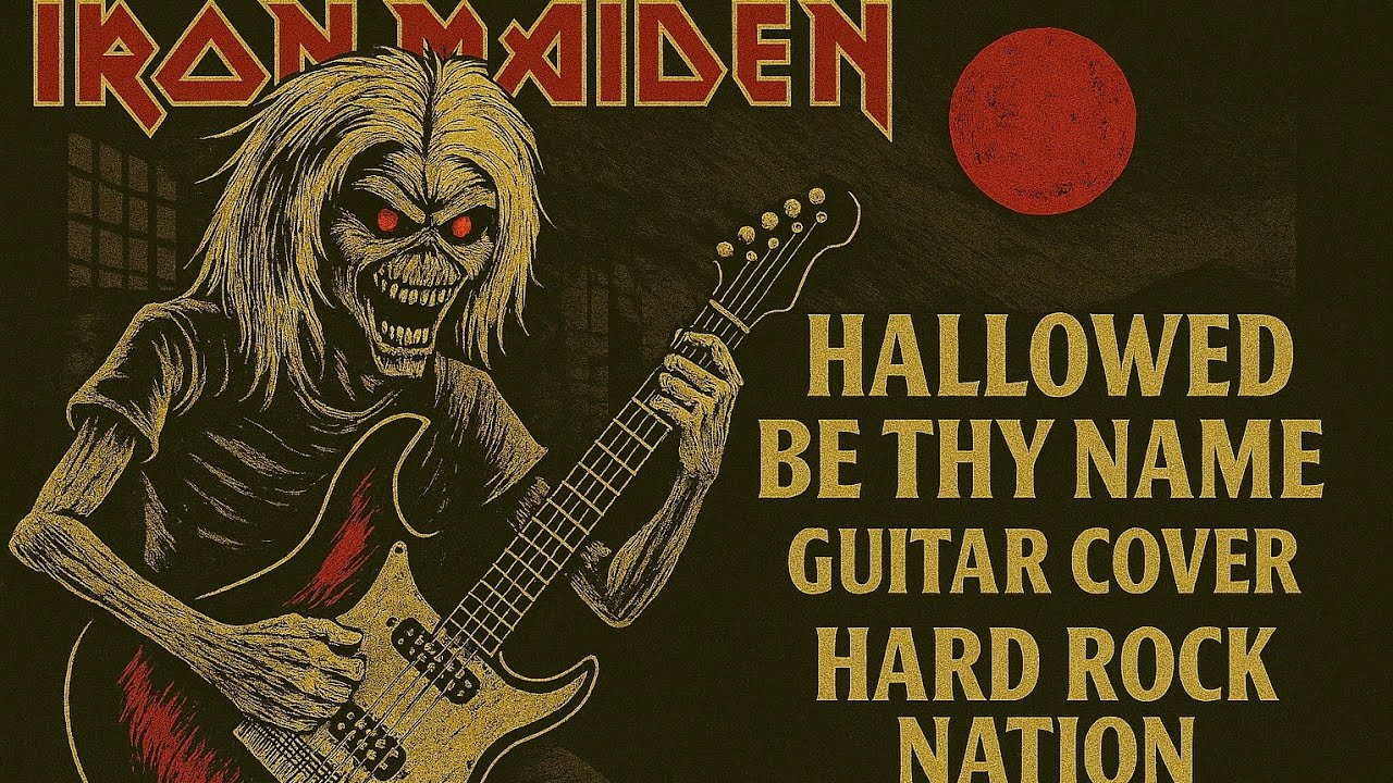 Hallowed be thy name by Iron Maiden Guitar Cover (Hard Rock Nation)