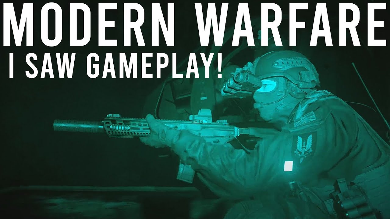I saw Modern Warfare gameplay at E3