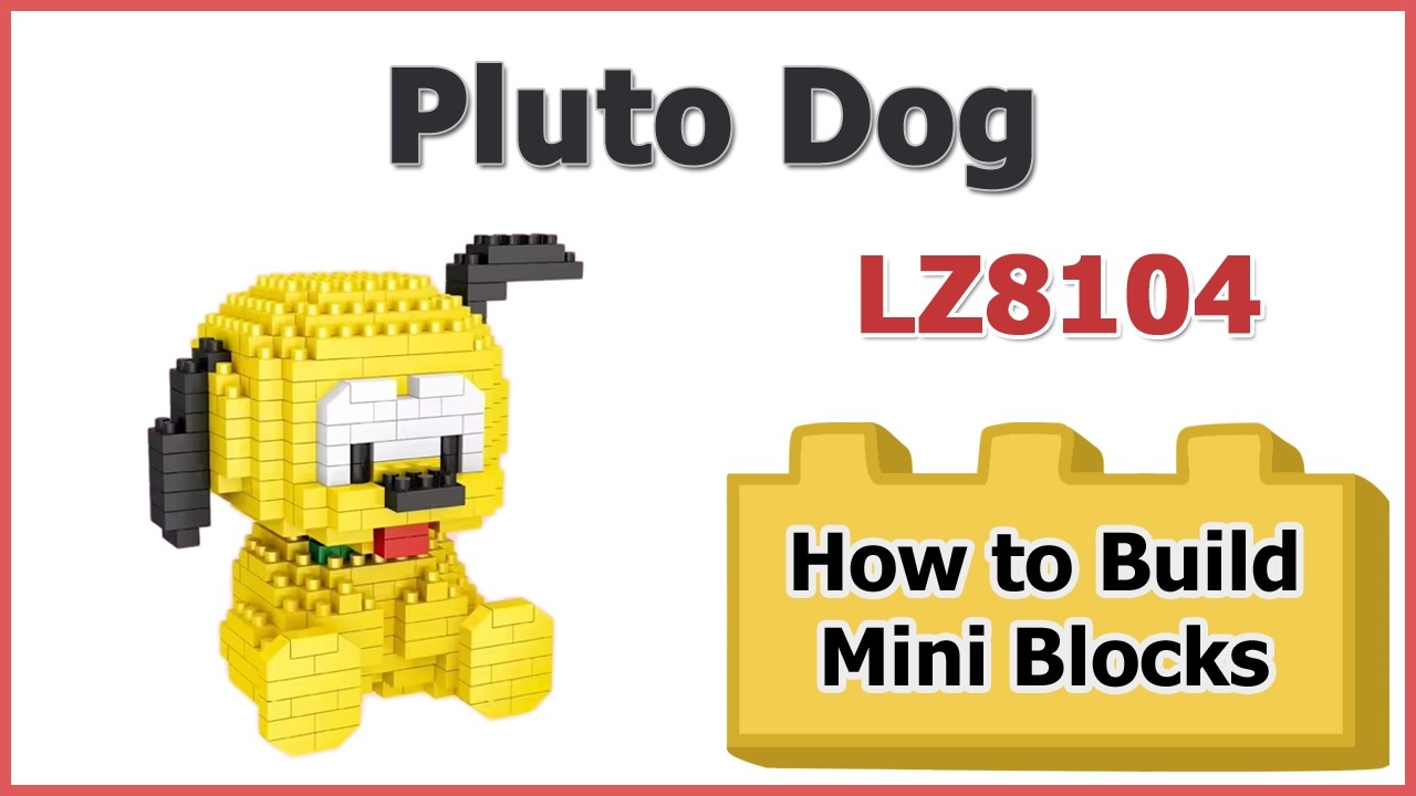How to Build Pluto Dog Blocks - LEZI LZ8104 Instructions Specifications