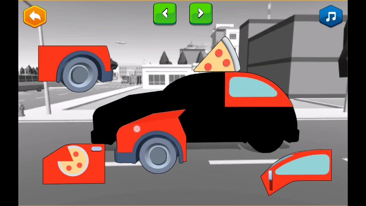 [Asra GAMEPLAY] Susun PUZZLE KENDARAAN TRANSPORTASI Lengkap Semuanya 🚕 City Patrol Education Games
