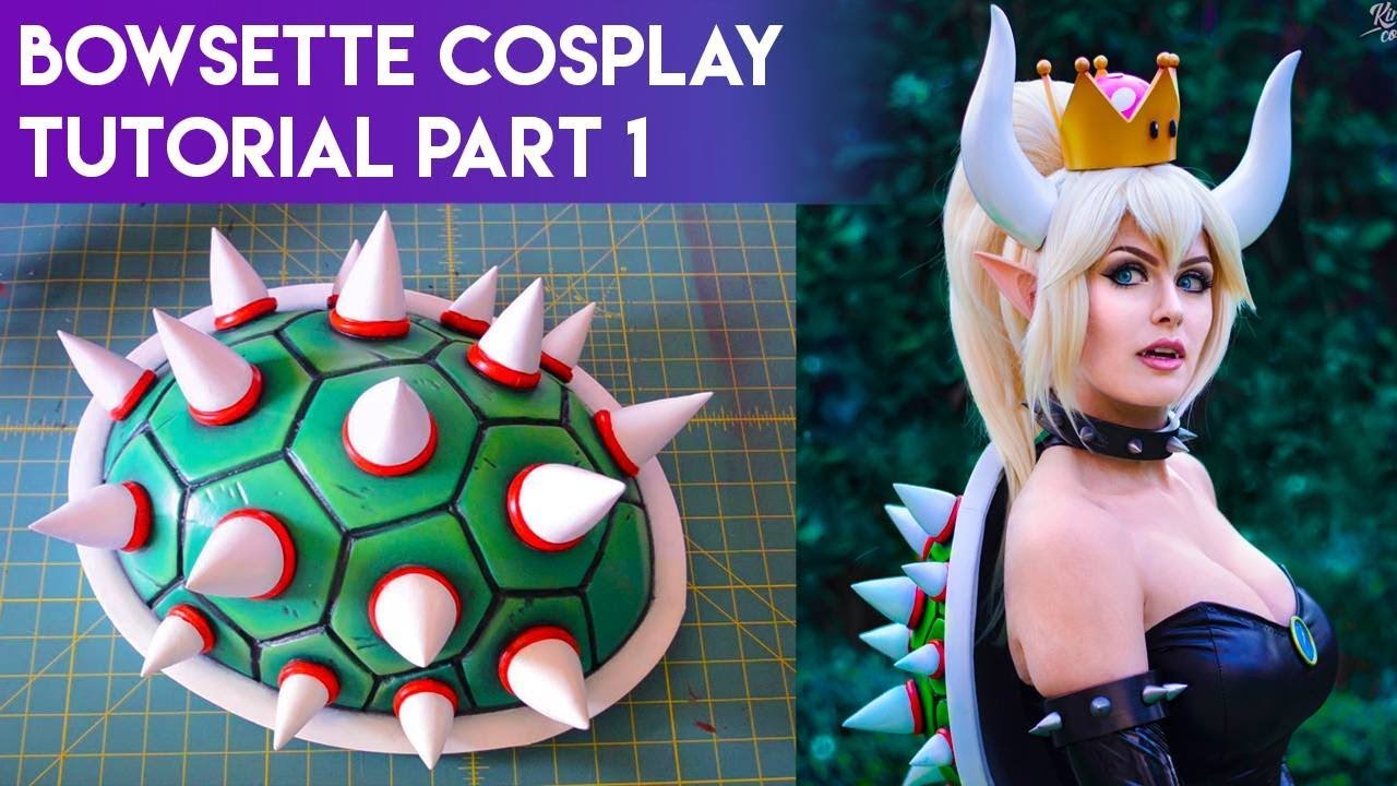 Bowsette Cosplay Tutorial Part 1 - Making the Bowser Shell