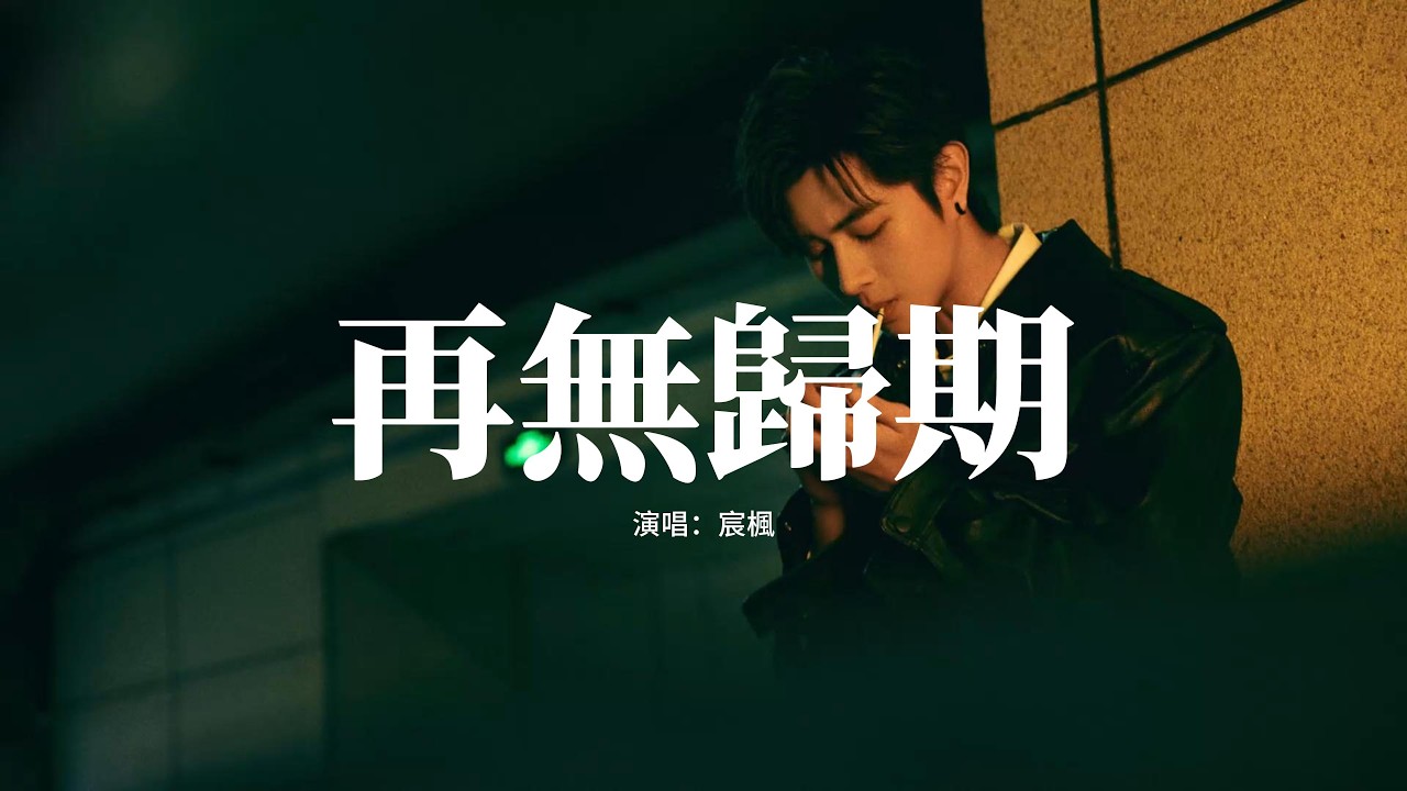 宸楓 - 再無歸期『我以為時間能治癒，卻敗給深夜的情緒，明明想忘記偏偏又想起，你給的那場相遇。』【動態歌詞MV】
