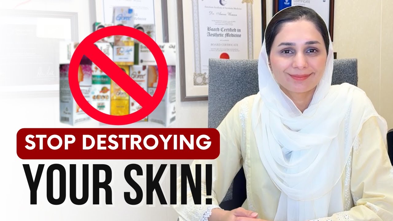 Whitening Creams = POISON — What No One Tells You | Dr. Amna Explains