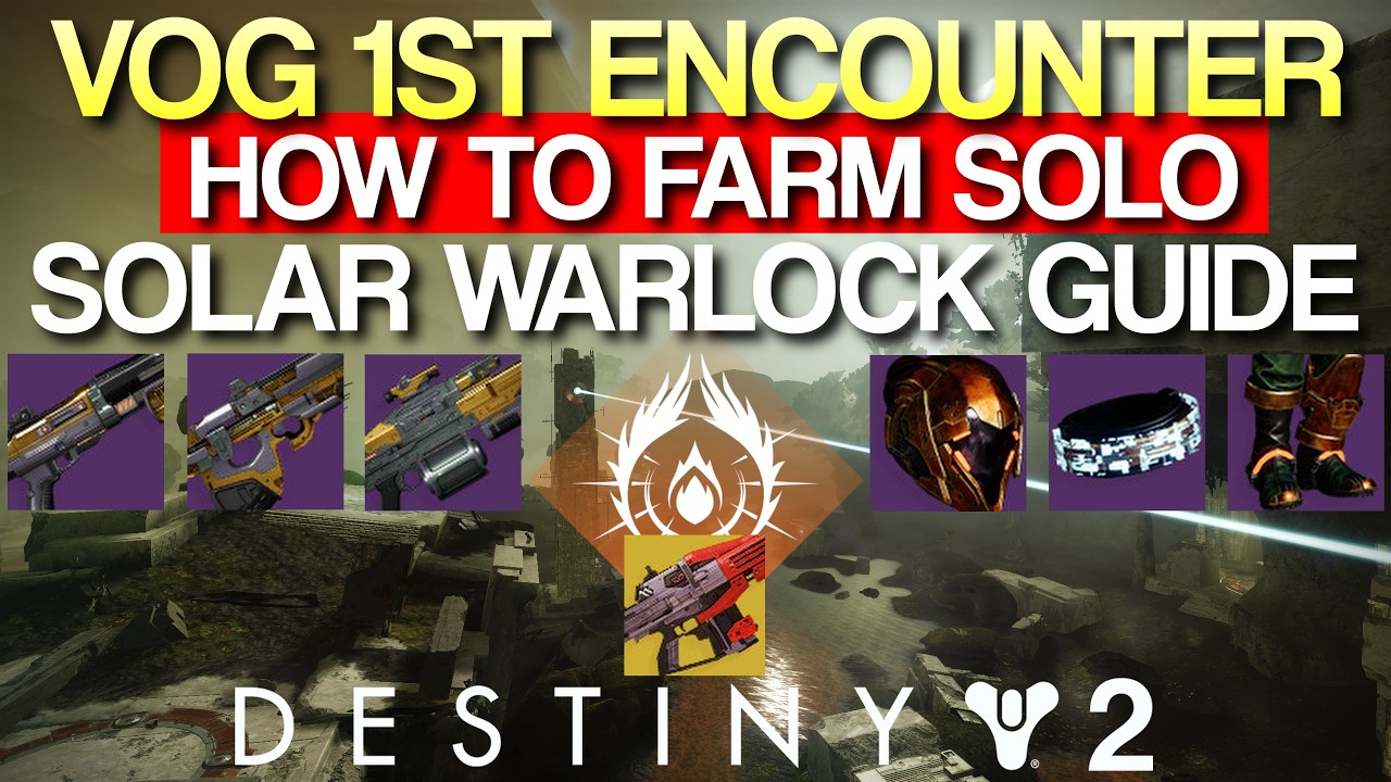 Destiny 2 &mdash; Как СОЛО фармить 1-е столкновение в рейде ХРАНИЛИЩЕ ИЗ СТЕКЛА на Варлоке #destiny2 #d...