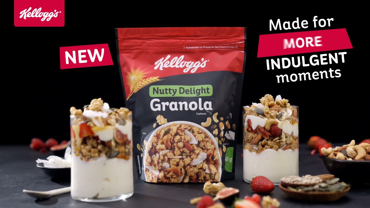 NEW Kellogg&rsquo;s Nutty Delight Granola