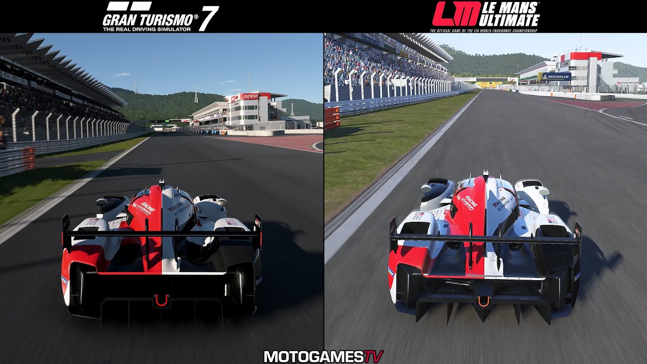 Gran Turismo 7 vs Le Mans Ultimate - Toyota GR010 HYBRID at Fuji International Speedway