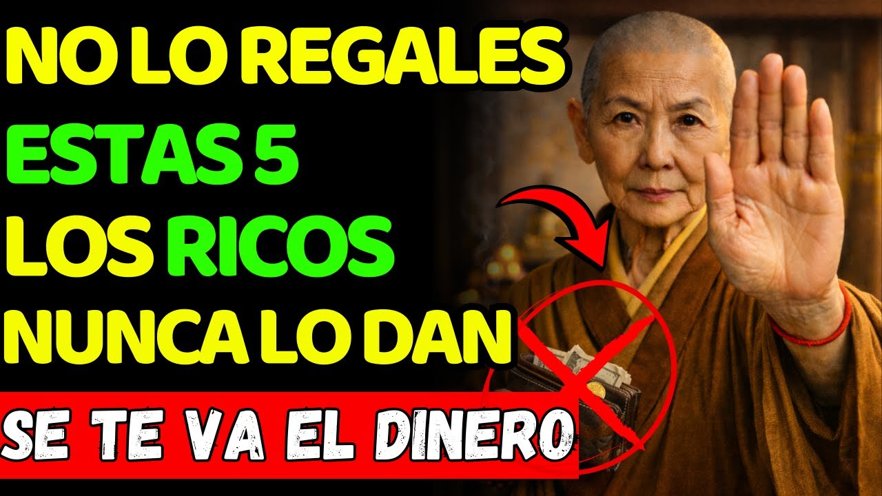 Si quieres éxito, no regales estas 5 cosas: o el dinero dejará de buscarte