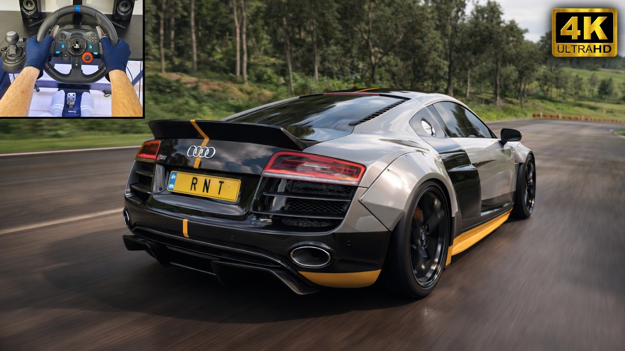 Audi R8 V10 | Forza Horizon 5 | Logitech G29 Gameplay