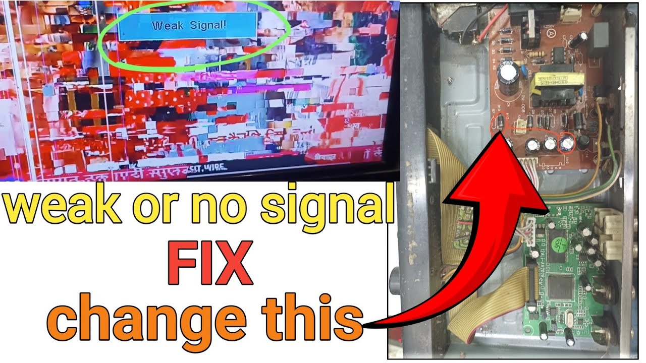 Weak or no Signal FIX! | In ₹10 omly।। #diy #weaksignal #nosignal 