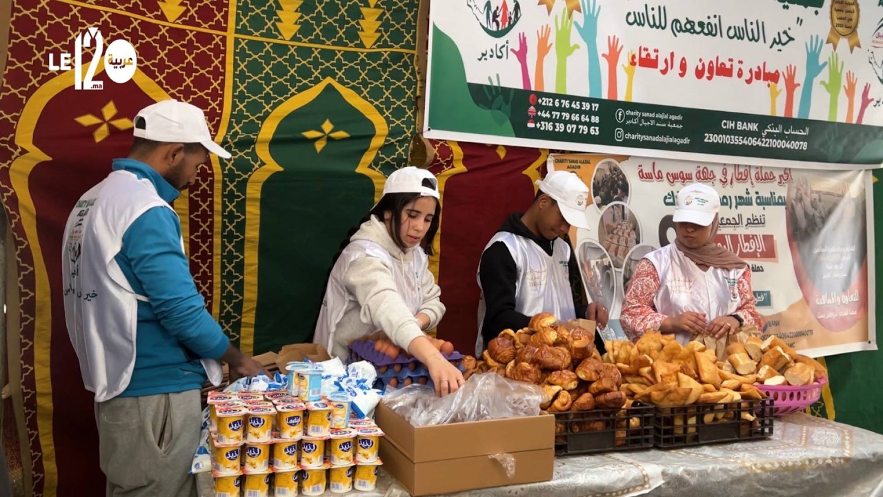 أكبر حملة إفطار بسوس ماسة.. أكثر من 1000 وجبة يومياً طيلة رمضان