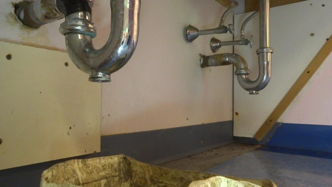 bathroom sink trap installation
