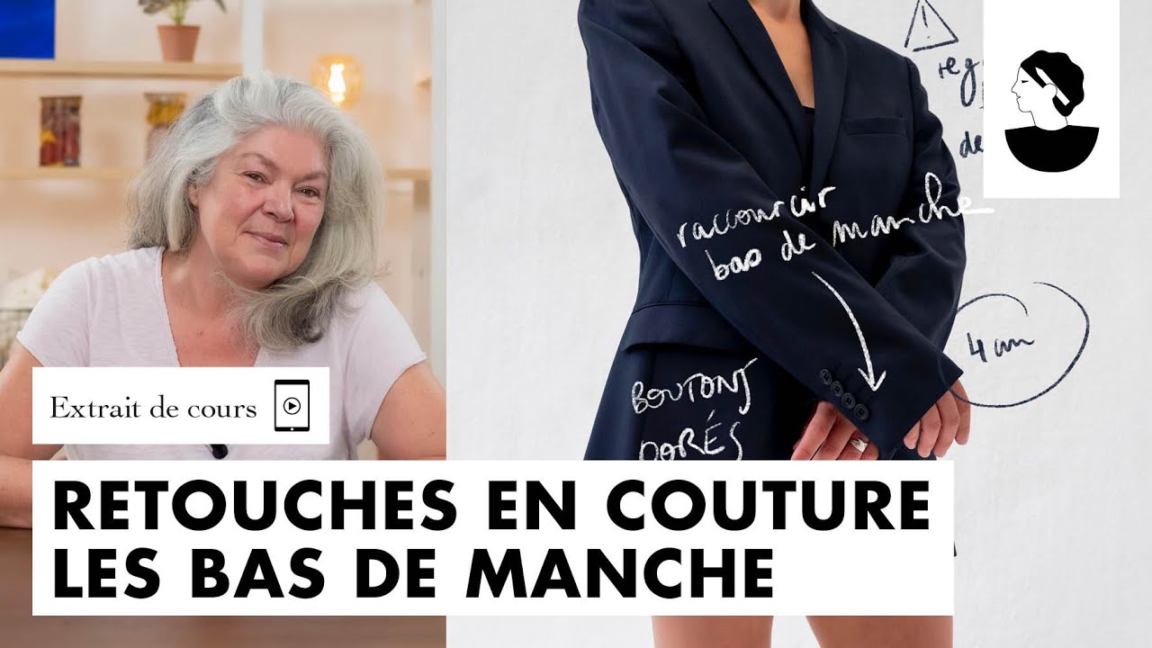 Extrait de cours gratuit: Je retouche mes vêtements #3 Les bas de manche
