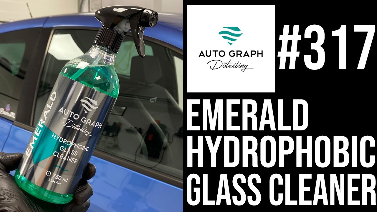 317 Auto Graph Detailing - EMERALD hydrophobic glass cleaner | płyn do mycia szyb z sio2 | recenzja