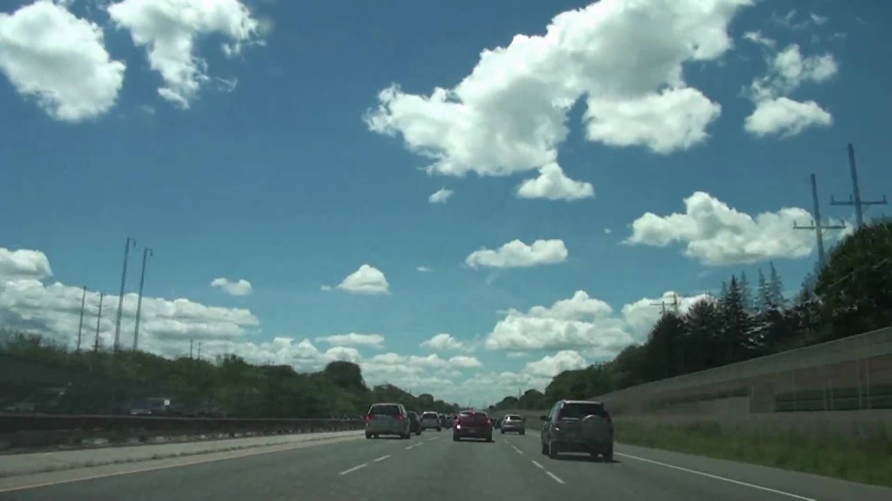 Driving from Toronto to Burlington on Highways 401, 427, and QEW