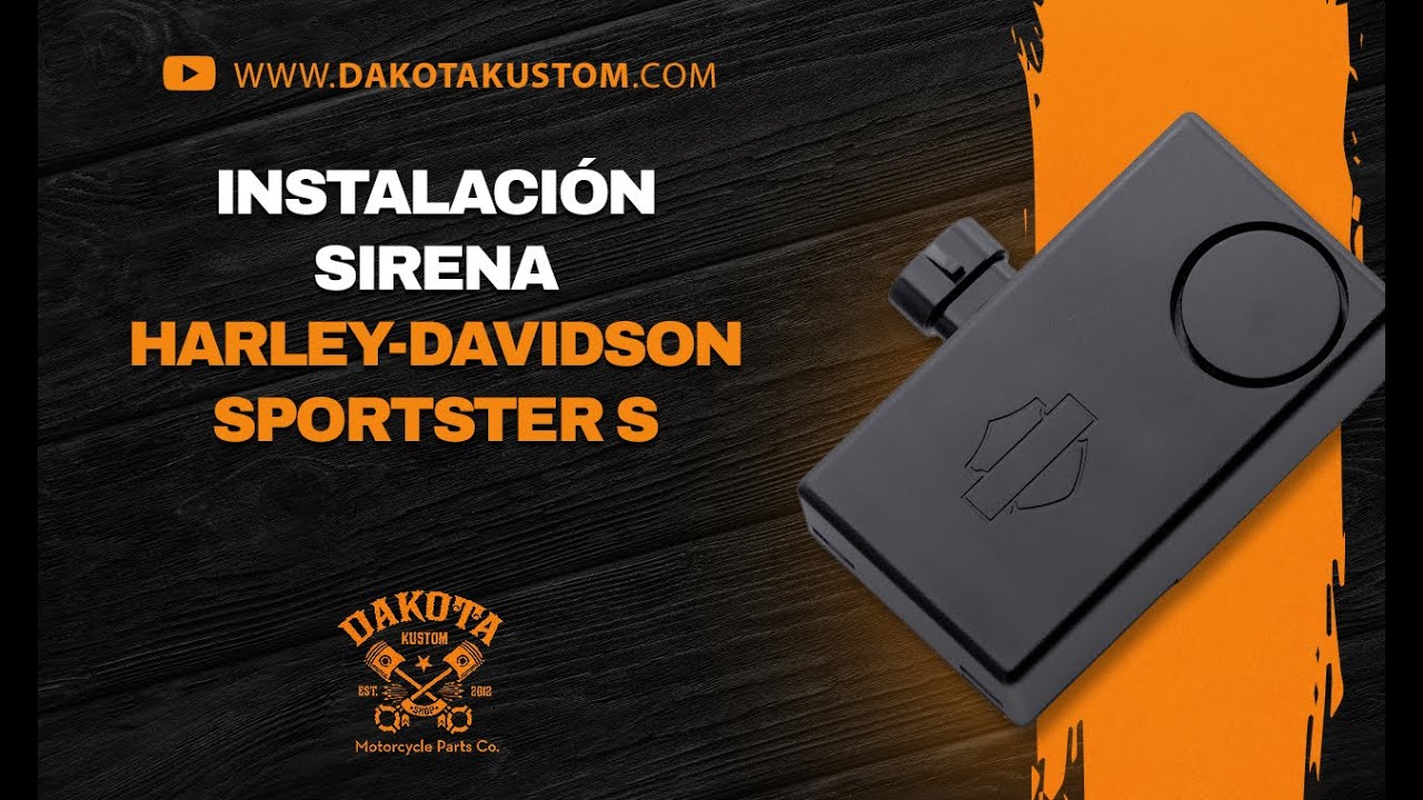 Instalación Sirena Harley-Davidson Sportster S - Dakota Kustom
