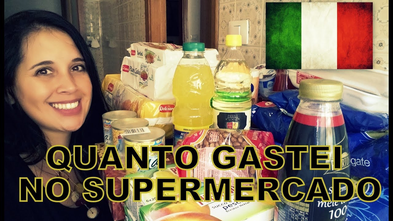 SUPERMERCADO NA ITALIA: Curiosidades / Quanto gastei nas compras- 2017 vlog 42