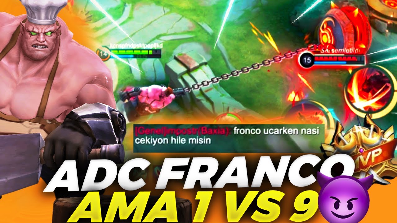 ADC FRANCO AMA 1VS9 | Mobile Legends