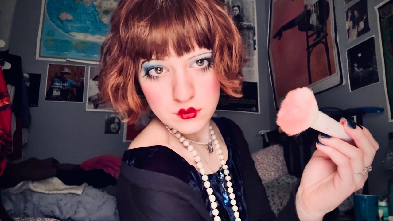 asmr ~ doing your stage makeup (it’s 1925) (new york accent)