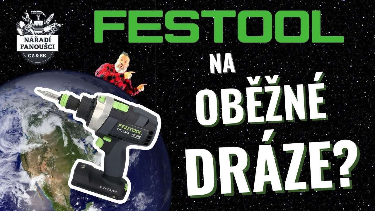 Vrtačky pro každý projekt - FESTOOL TPC18/4 a TDC 18/4 + SOUTĚŽ