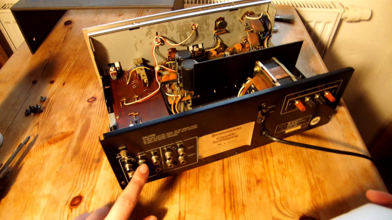 Kenwood Stereo Integrated Amplifier KA-3700 zerlegen und reinigen