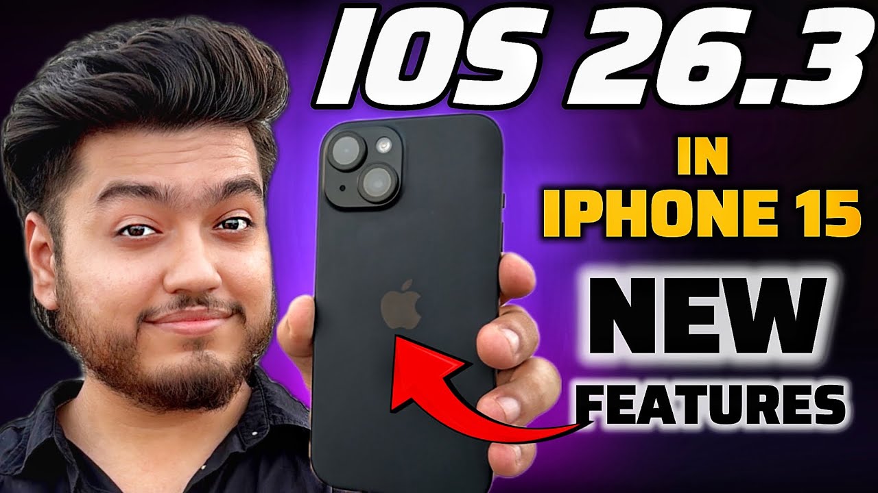 iOS 26.3 update in iPhone 15🔥New Features, Battery, Should you update?