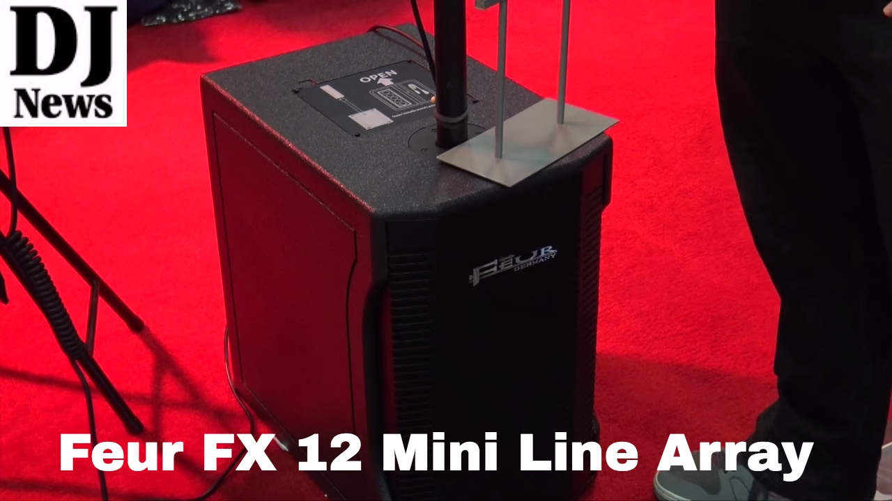 FEUR FX12 Mini Line Array Speaker System | Disc Jockey News