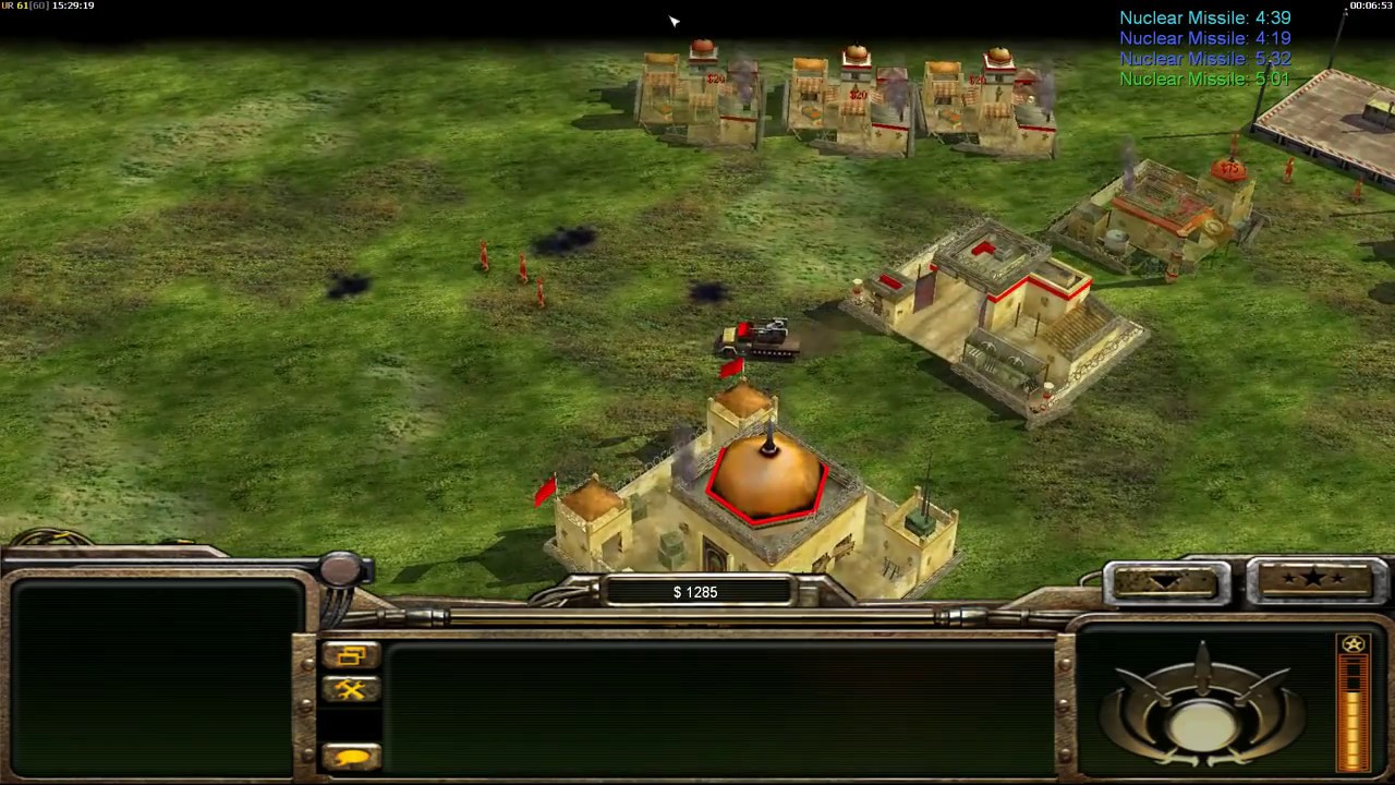 Command & Conquer Generals Zero Hour - AI Mod - Homeland Alliance Map - 1vs1vs1vs1