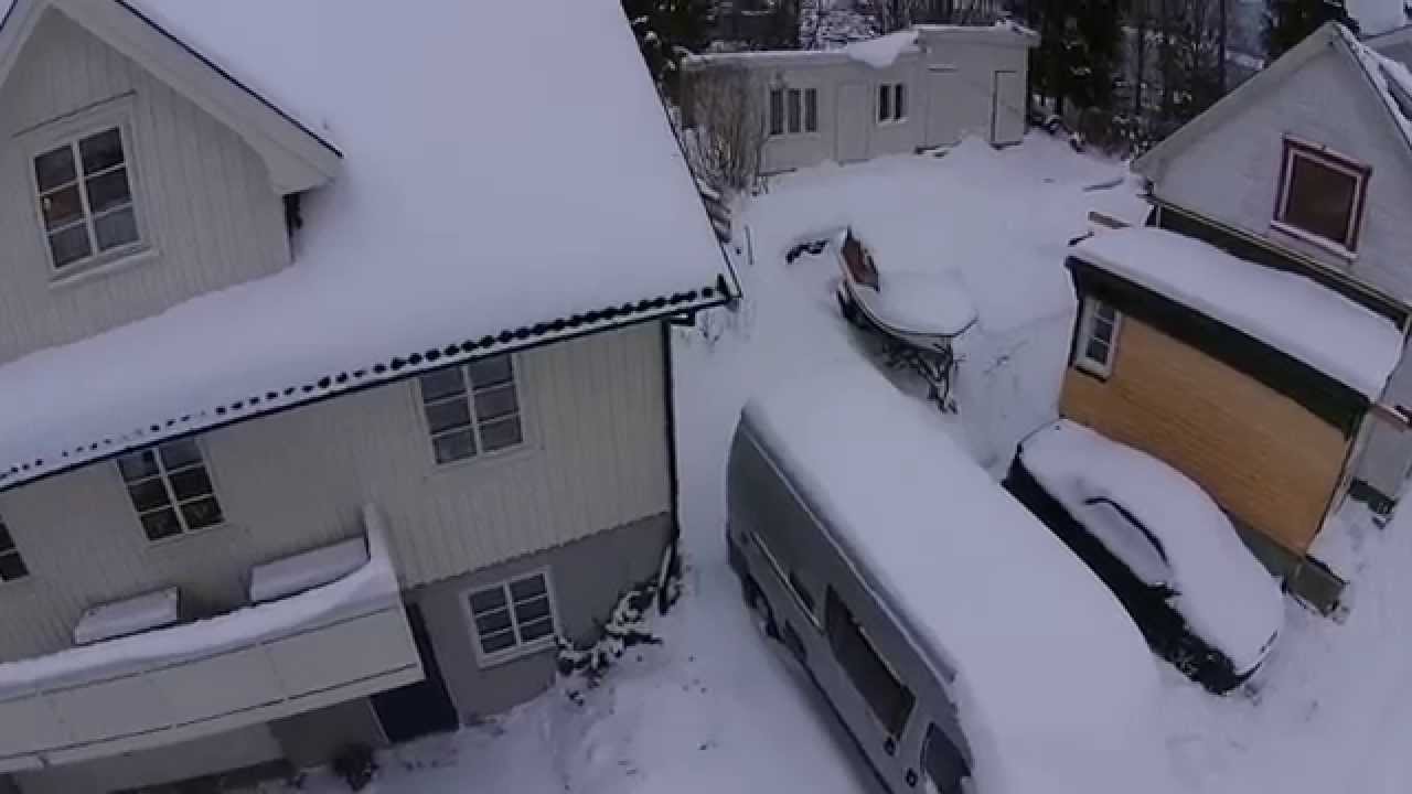 Aerial video from Svelvik, Vestfold, Norway