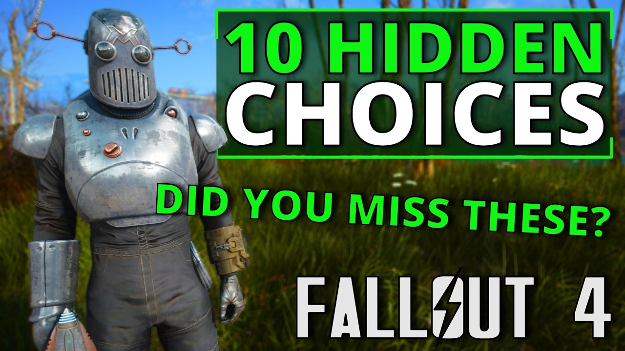10 Hidden Choices You Didn't Know You Had in Fallout 4