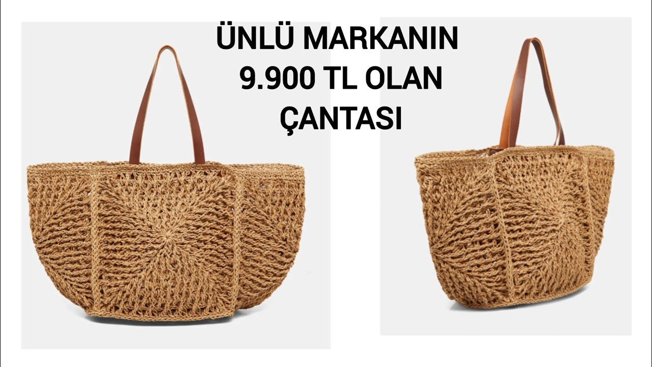 ÜNLÜ MARKANIN 9.900 TL OLAN MOZAİK MOTİFLİ ÇANTASINI YAPIYORUZ #crochet 