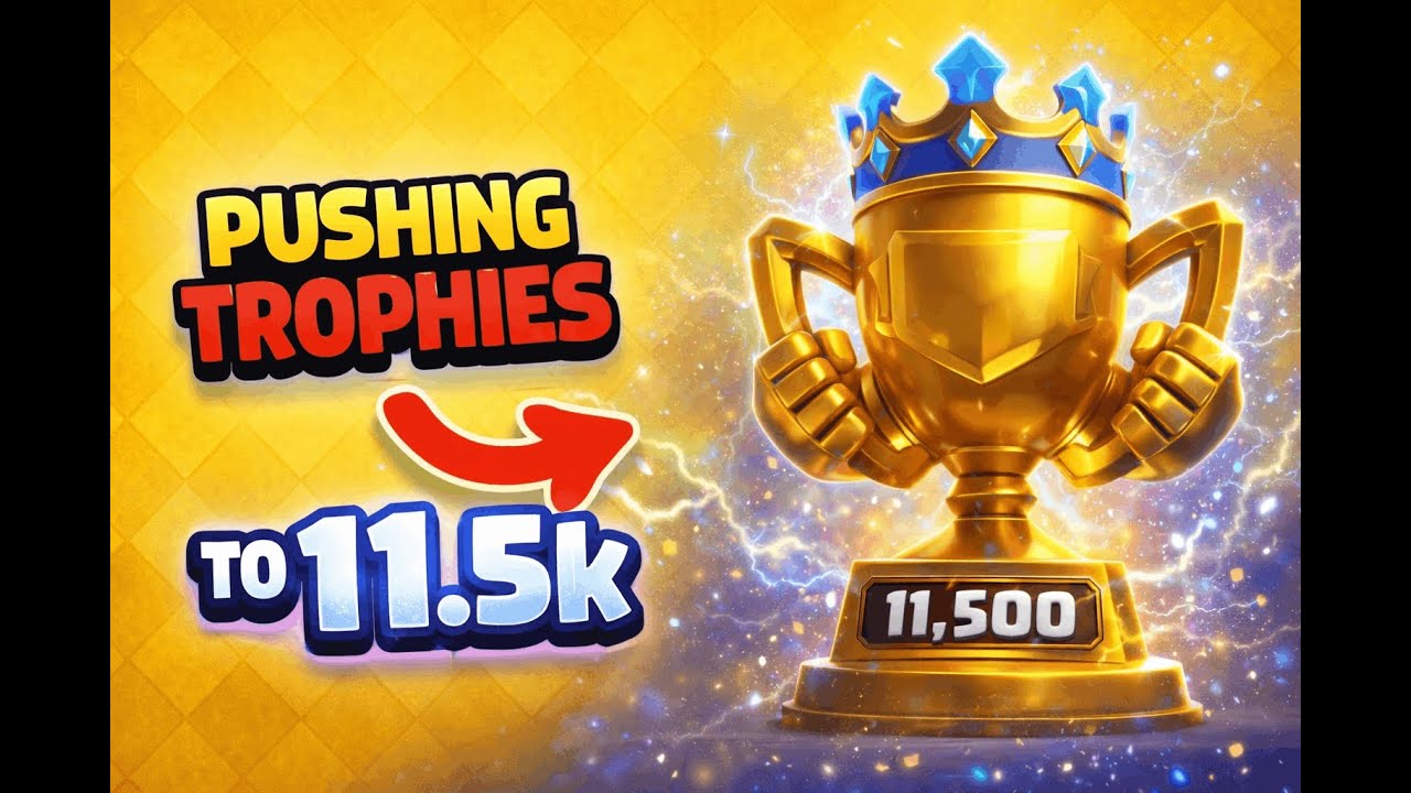 I Finally Hit 11.5K Trophies… Was It Worth It? #clashroyale #clash #ladderpushing