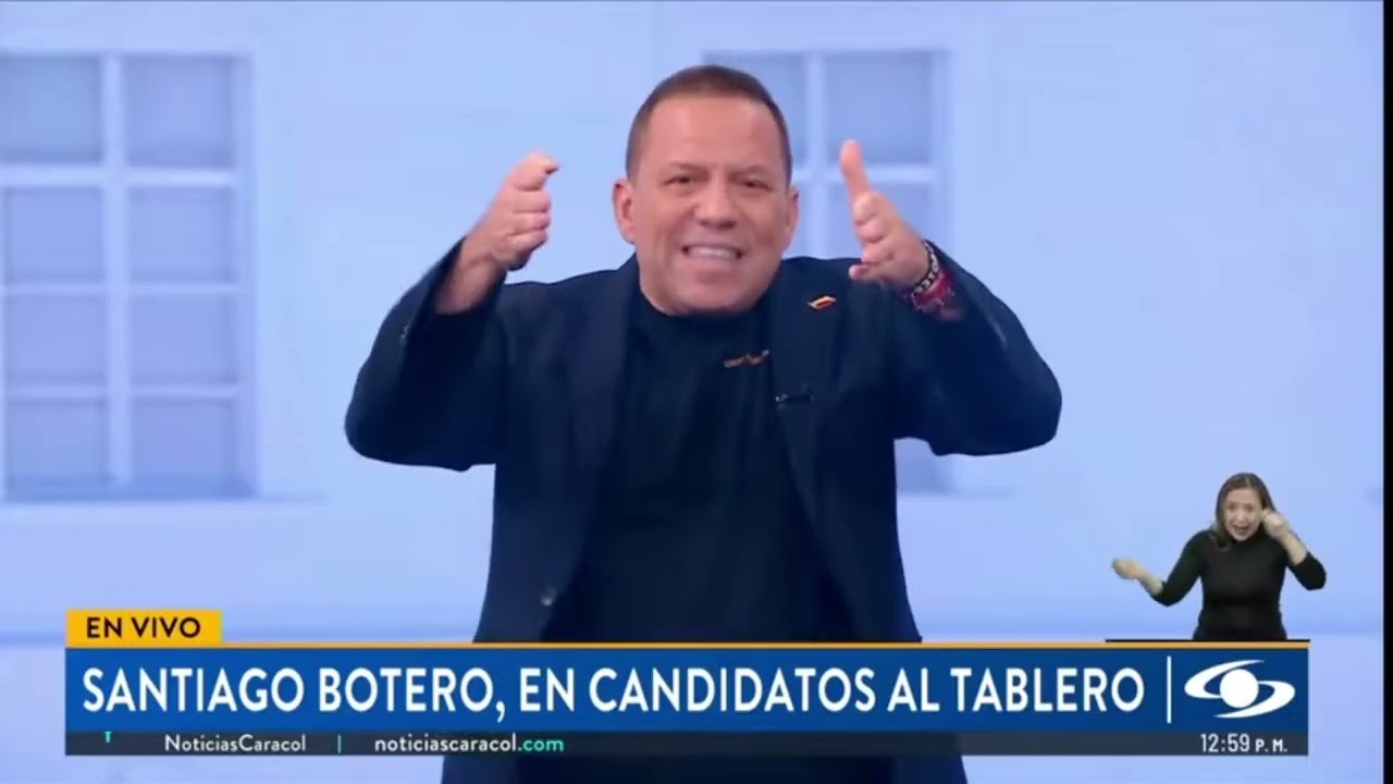CANDIDATOS AL TABLERO CARACOL NOTICIAS | SANTIAGO BOTERO