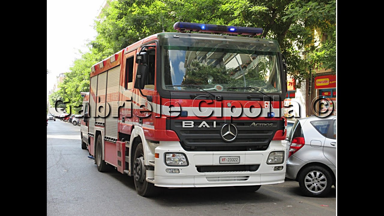 Vigili del Fuoco-Pompieri, Polizia, Carabinieri, Ambulanze, Guardia di Finanza in Sirena/Azione!
