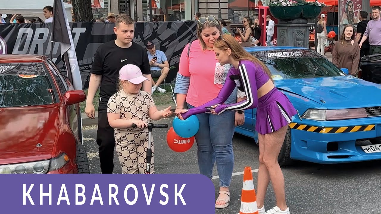 Walk On The Day Of The 165th Anniversary Of Khabarovsk