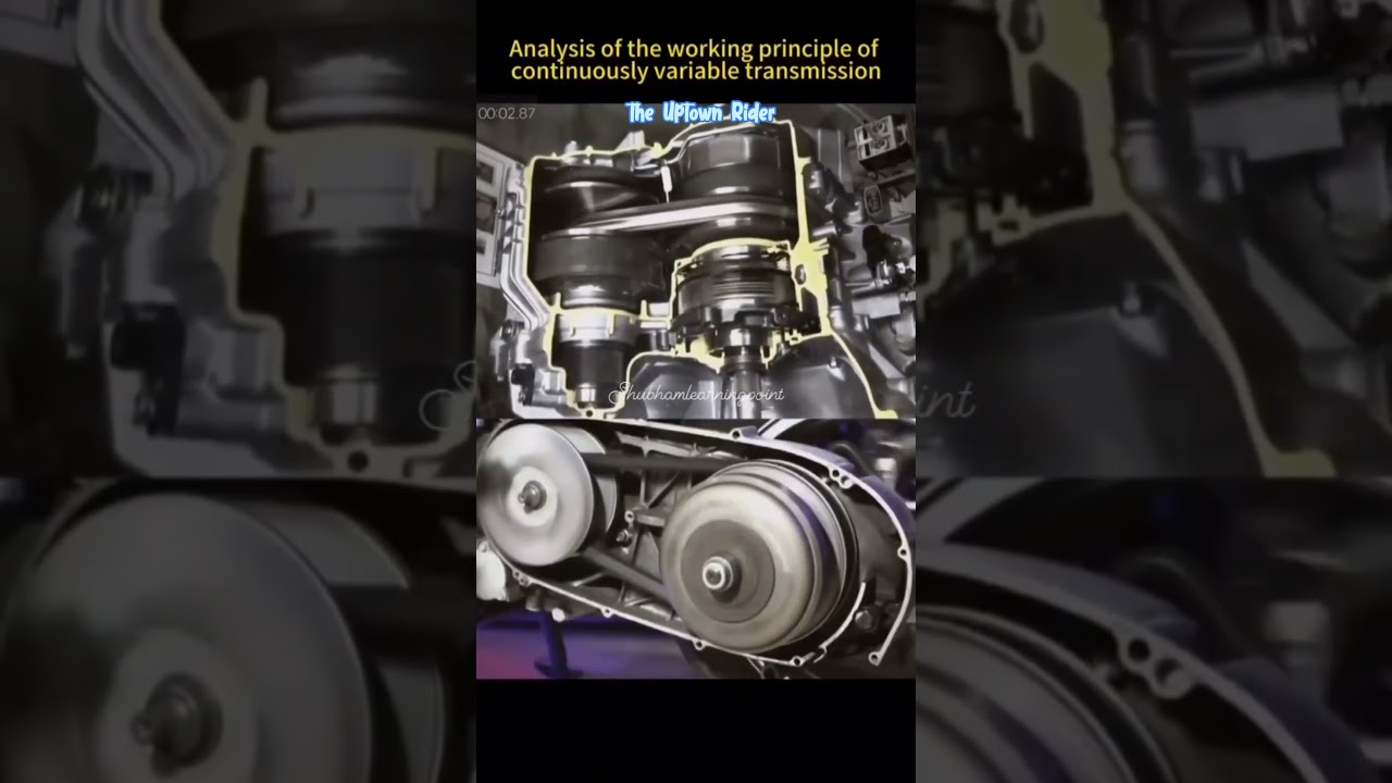 working principle of cvt 😮