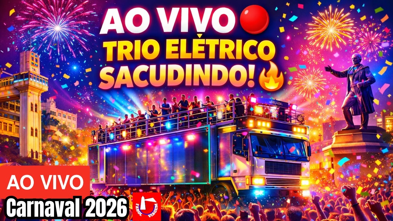 🔴 AO VIVO: Carnaval de Salvador 2026 Começou! Direto da Praça Castro Alves 🎭🔥