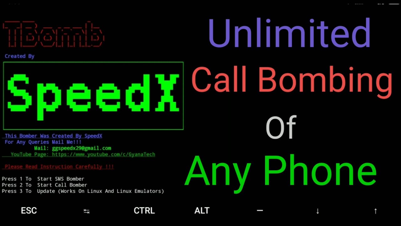 Unlimited Call Bombing of Any Number