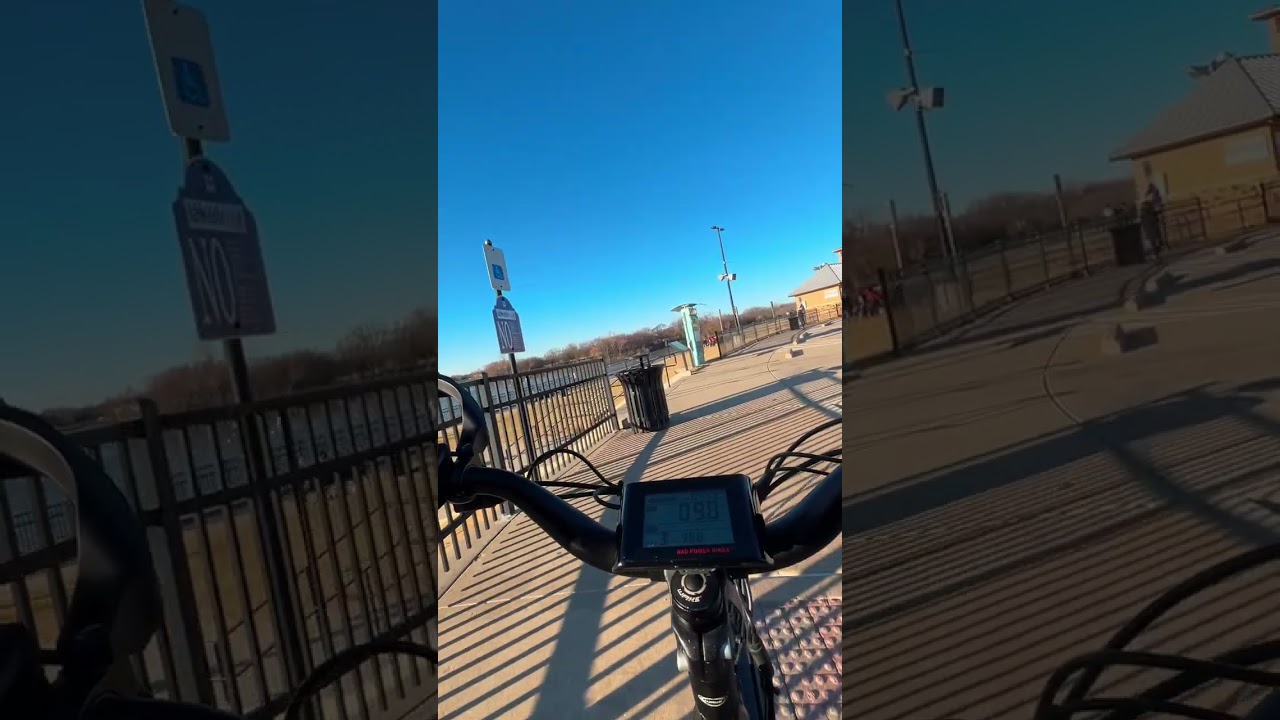 Little Elm Lakefront Bike Ride Beach Trails Towers Tap House #bike #fishing #beach #beachvibes #dfw 